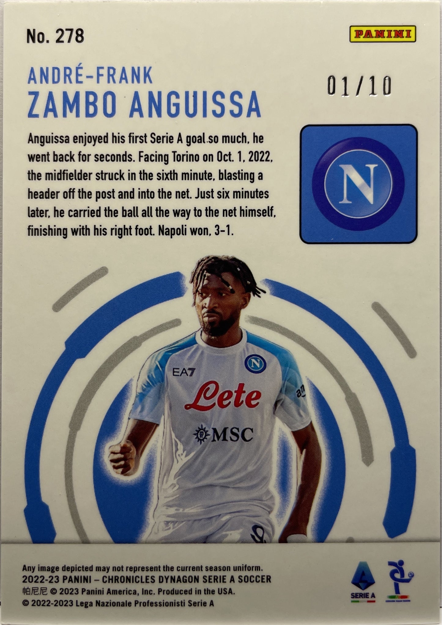 Andre-Frank Zambo Anguissa 1/10 Dynagon Gold Chronicles 2022/23