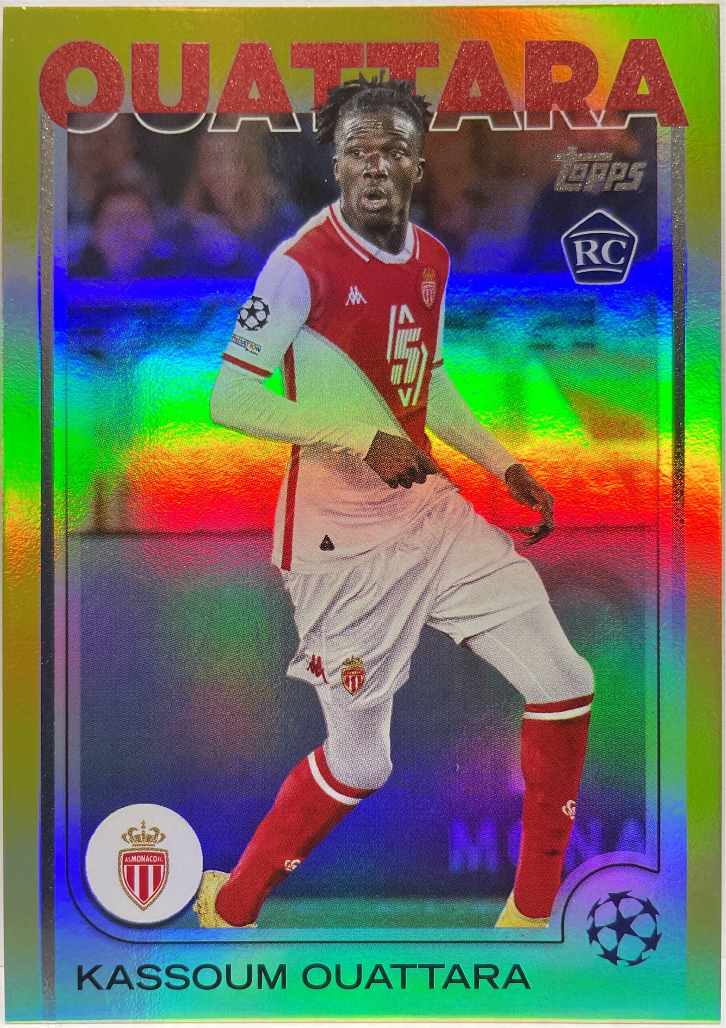Kassoum Ouattara 42/175 Rookie Yellow Topps UCC 2024/25