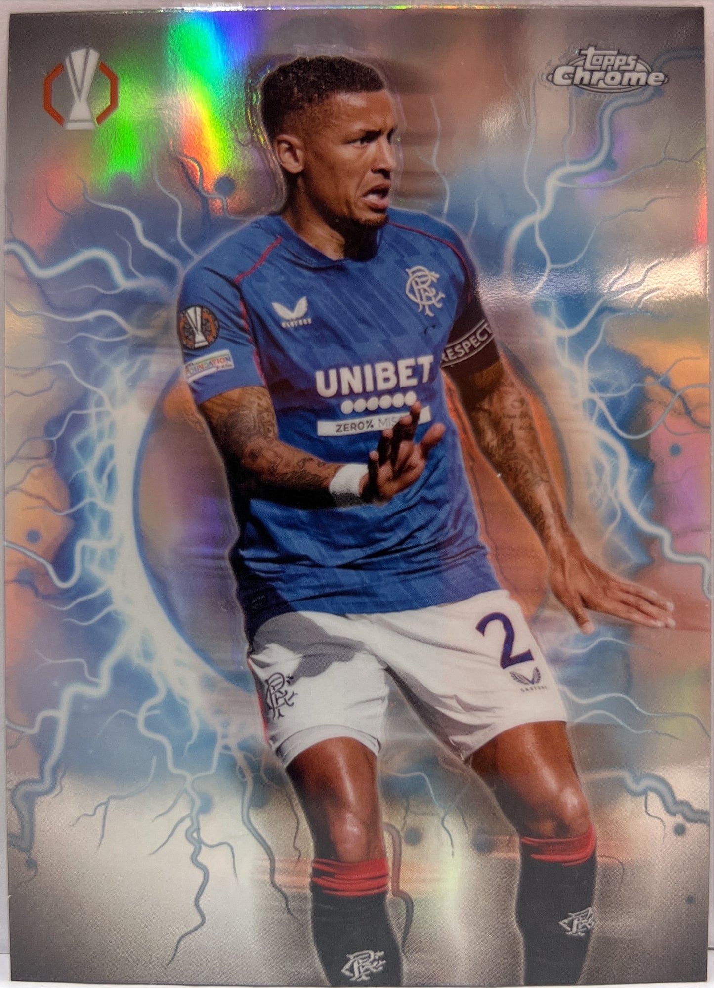 James Tavernier Circle Of Power Shockwave Topps Chrome UCC 2024/25