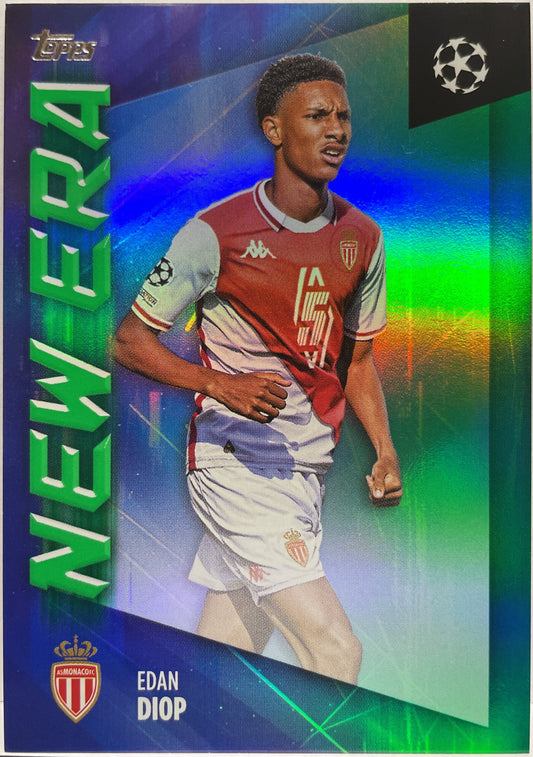 Edan Diop 59/99 New Era Green Topps UCC 2024/25