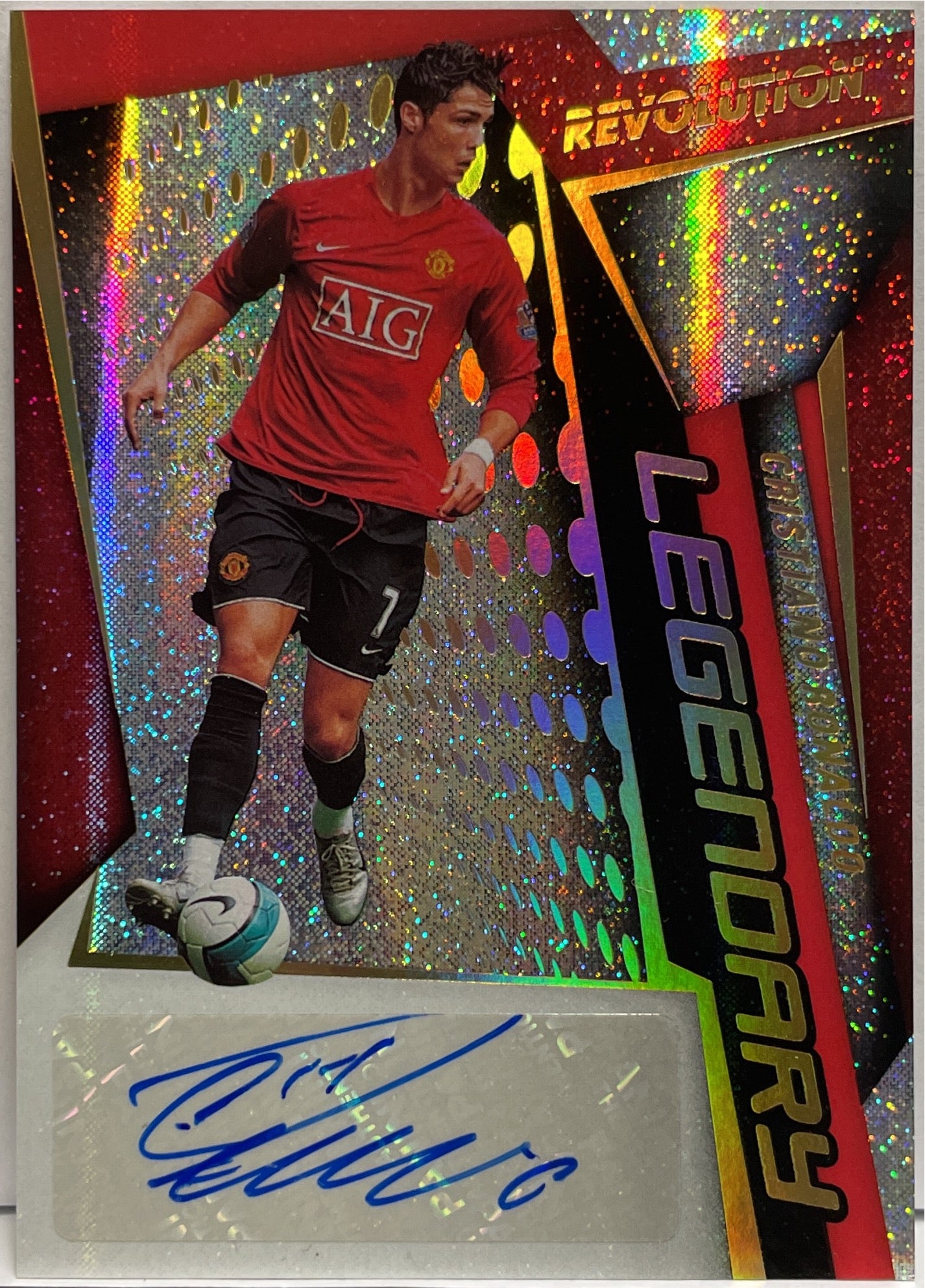 Cristiano Ronaldo Autograph Legendary Panini Revolution 2020/21