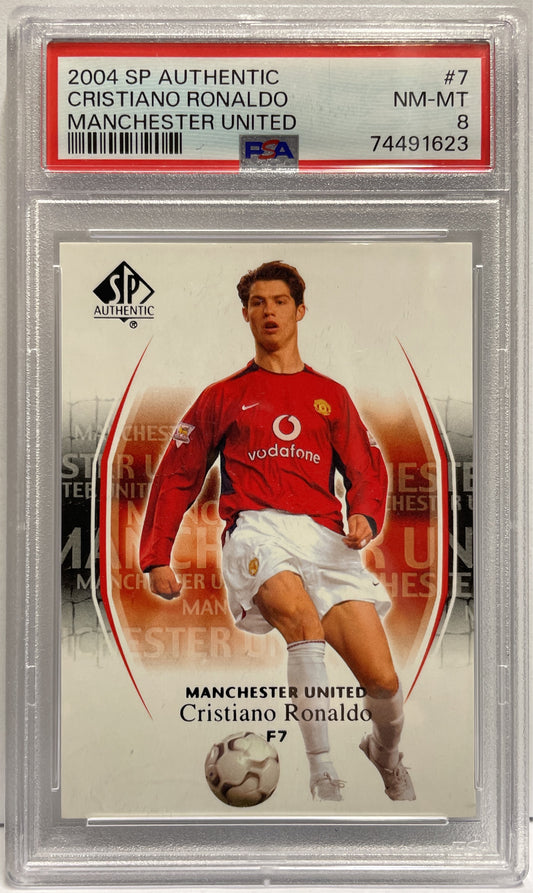 Cristiano Ronaldo SP Authentic Upper Deck 2004 PSA 8