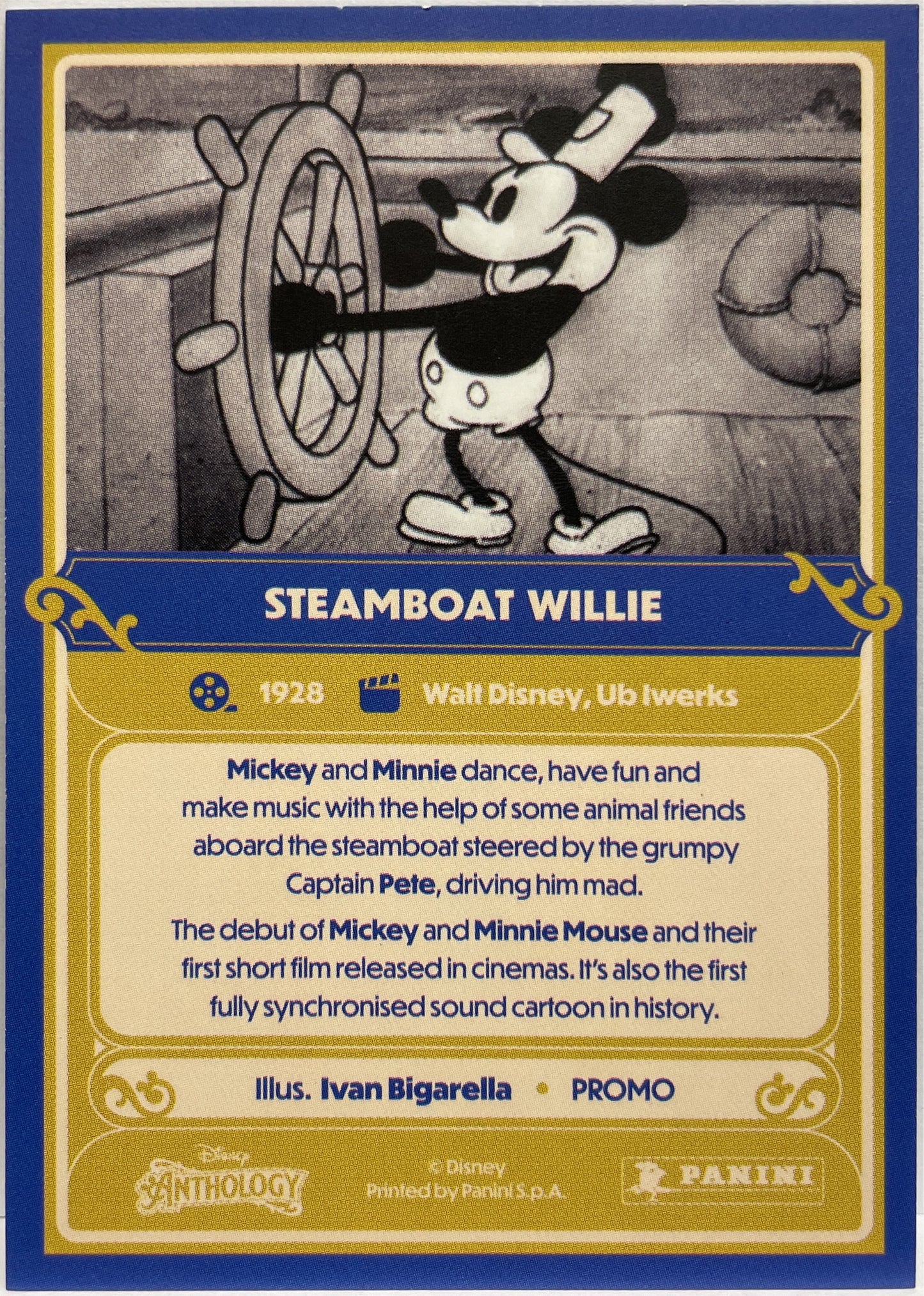 Steamboat Willie Promo Disney Anthology 2024