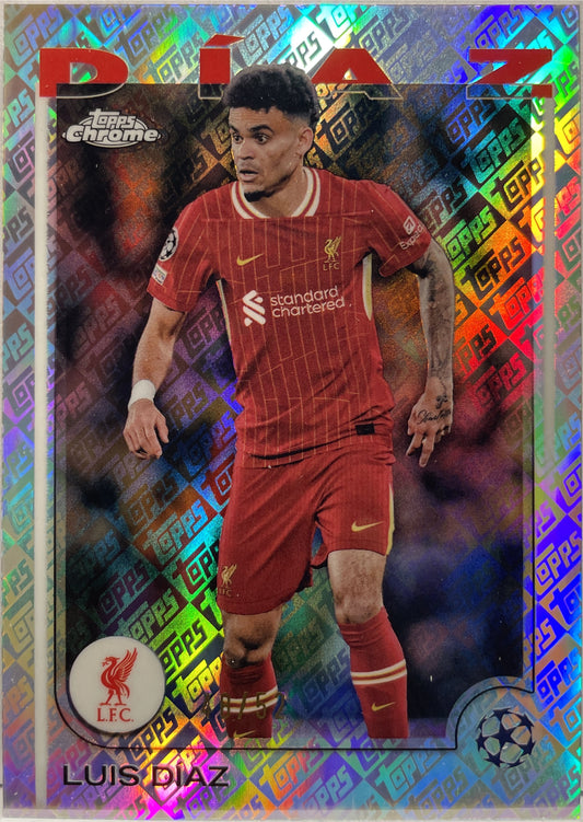 Luis Diaz 48/52 Toppsfractor Topps Chrome UCC 2024/25