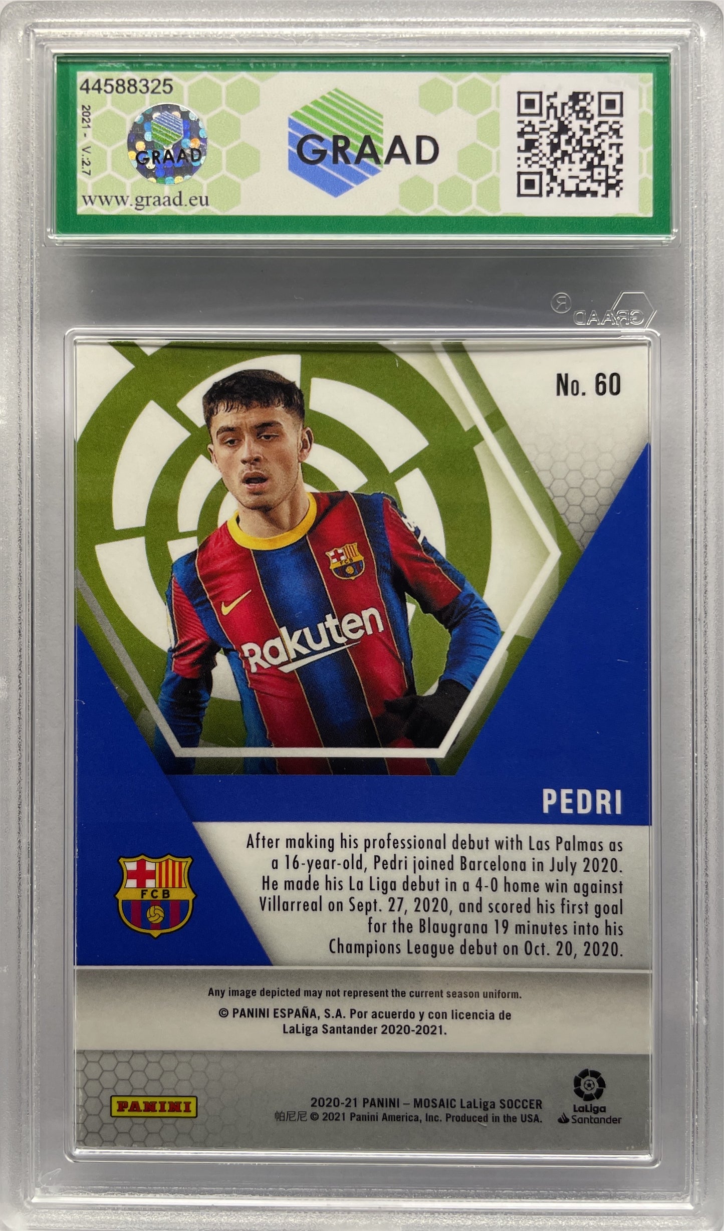 GRAAD 8 - Pedri Rookie - Mosaic La Liga 2020/21