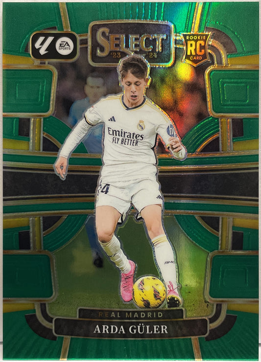 Arda Guler 4/5 Rookie Terrace Green Panini Selcet La Liga 2023/24