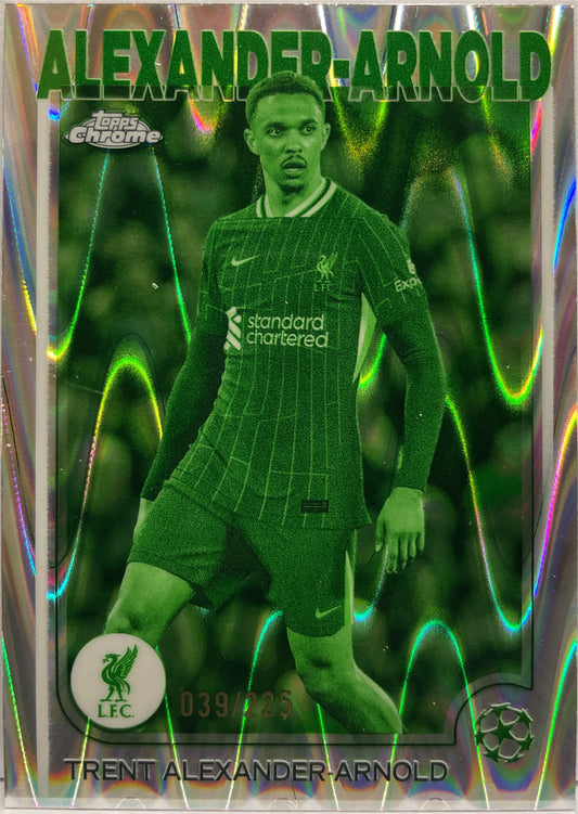 Trent Alexander Arnold 39/225 Night Vision RayWave Topps Chrome UCC 2024/25