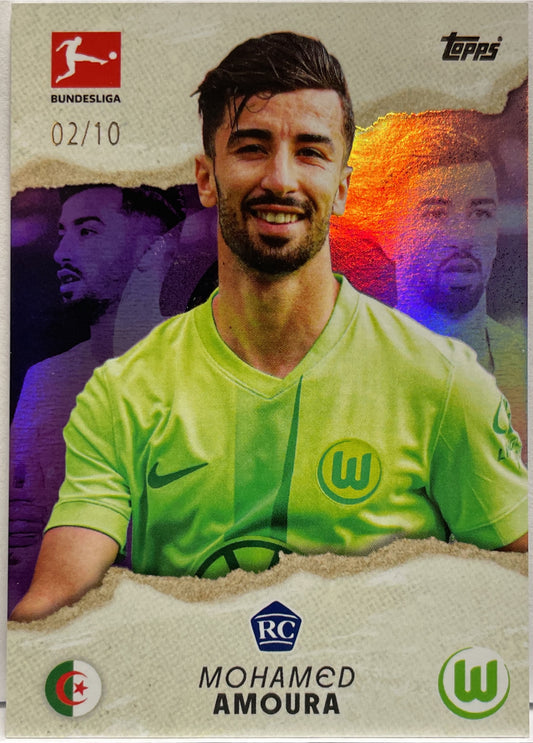 Mohamed Amoura 2/10 Rookie Topps International Stars Bundesliga 2025/26