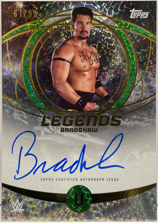 Bradshaw JBL 61/99 Autograph On Card Topps Universe WWE 2025