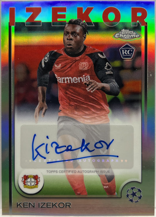 Ken Izekor Rookie Autograph Topps Chrome UCC 2024/25