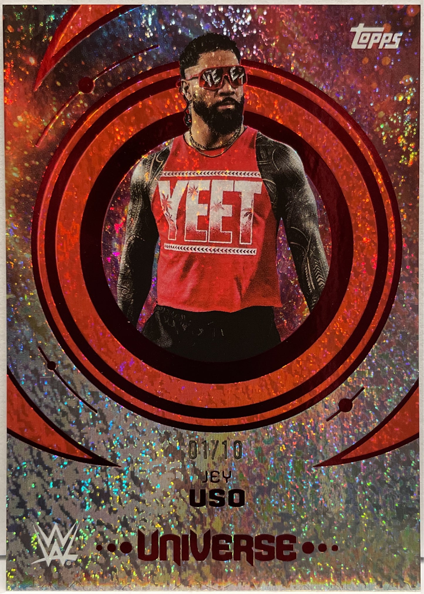 Jey Uso 1/10 Red MagmaTopps Universe WWE 2025