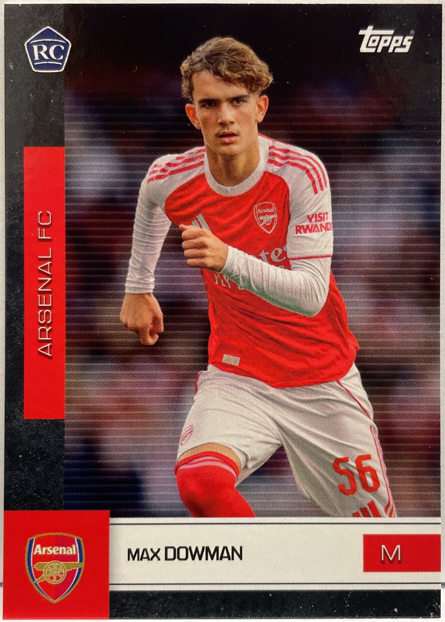 Max Dowman Rookie Topps Arsenal Team Set 2025/26