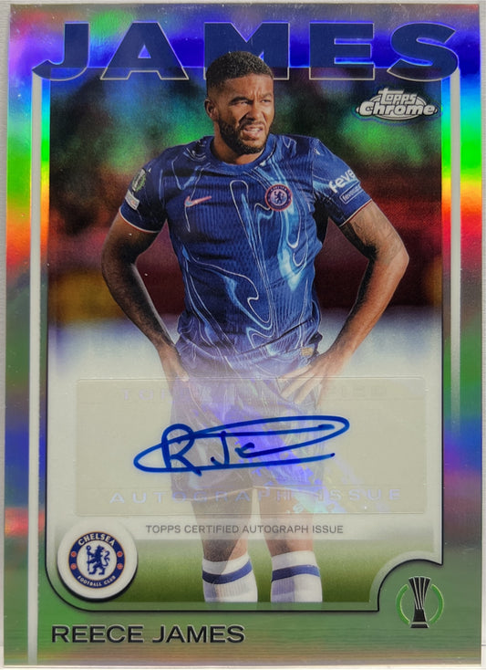 Reece James Autograph Topps Chrome UCC 2024/25