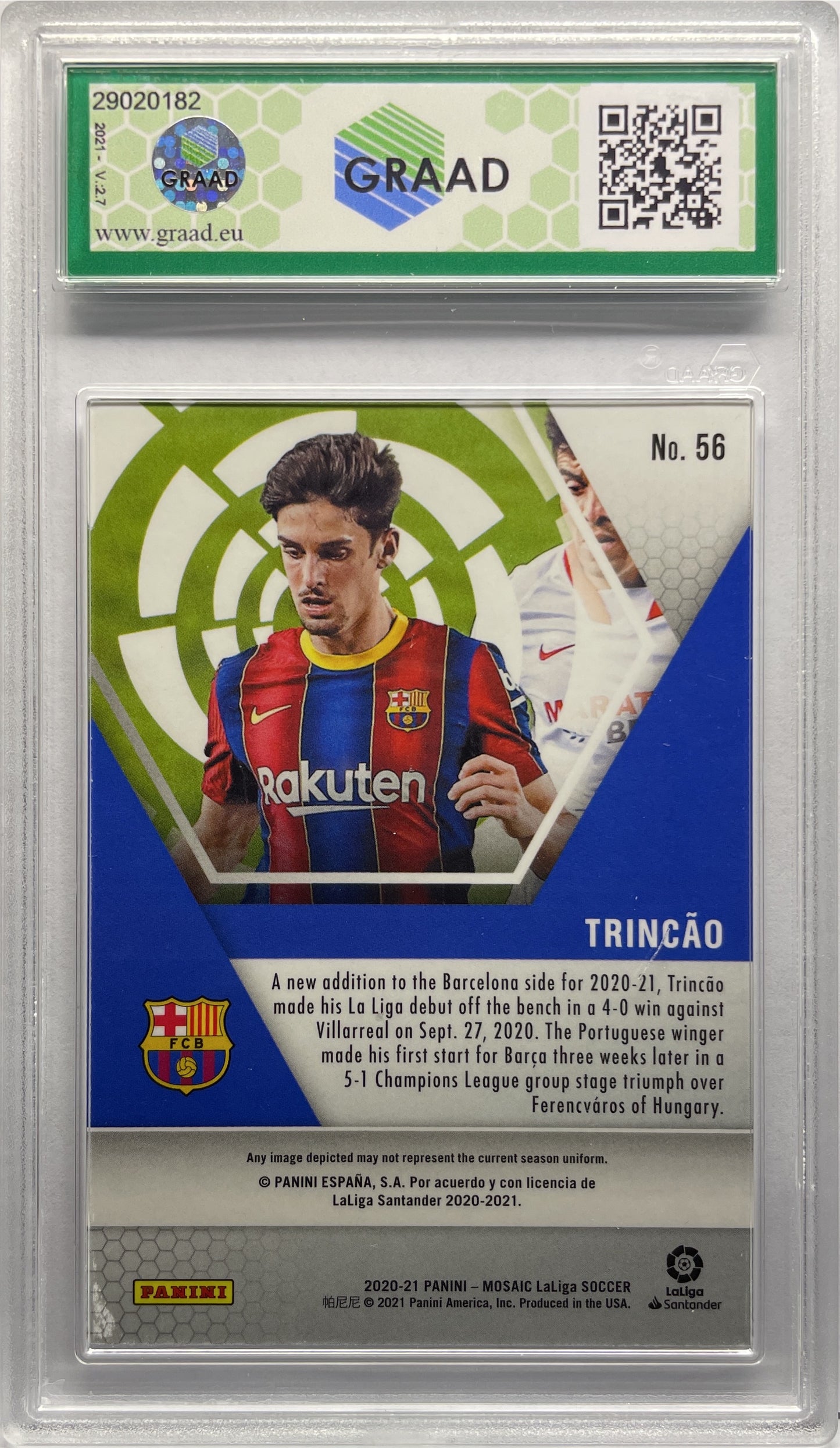 GRAAD 8 - Trincao Rookie - Mosaic La Liga 2020/21