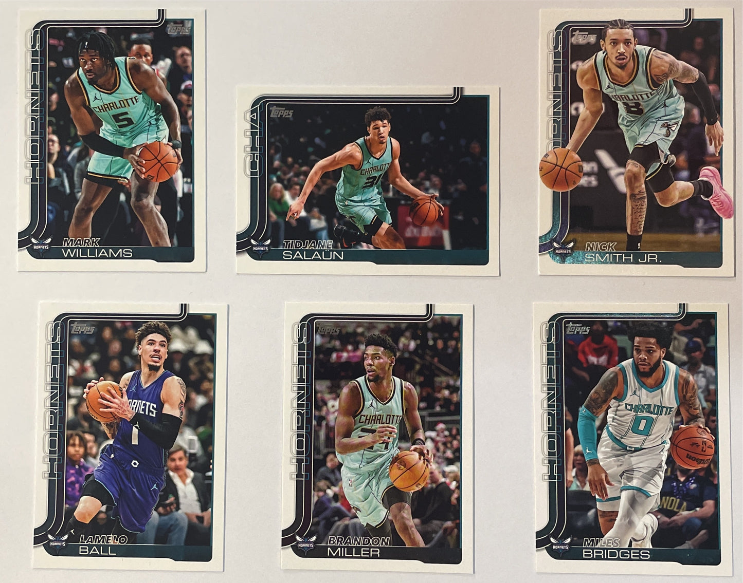 Charlotte Hornets 6x Set Topps NBA Basketball 2025/26