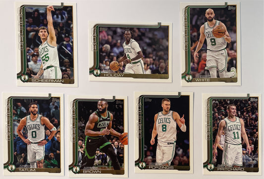 Boston Celtics 7x Set Topps NBA Basketball 2025/26