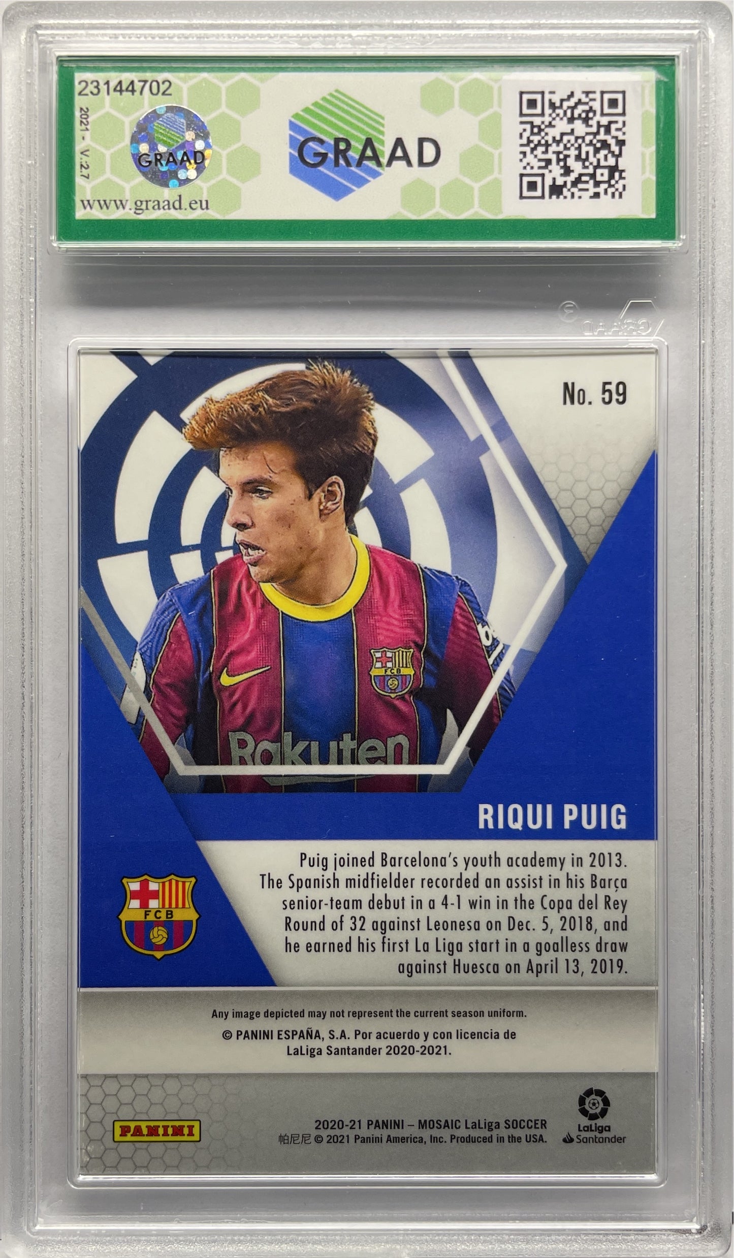 GRAAD 9 - Riqui Puig Rookie - Mosaic La Liga 2020/21