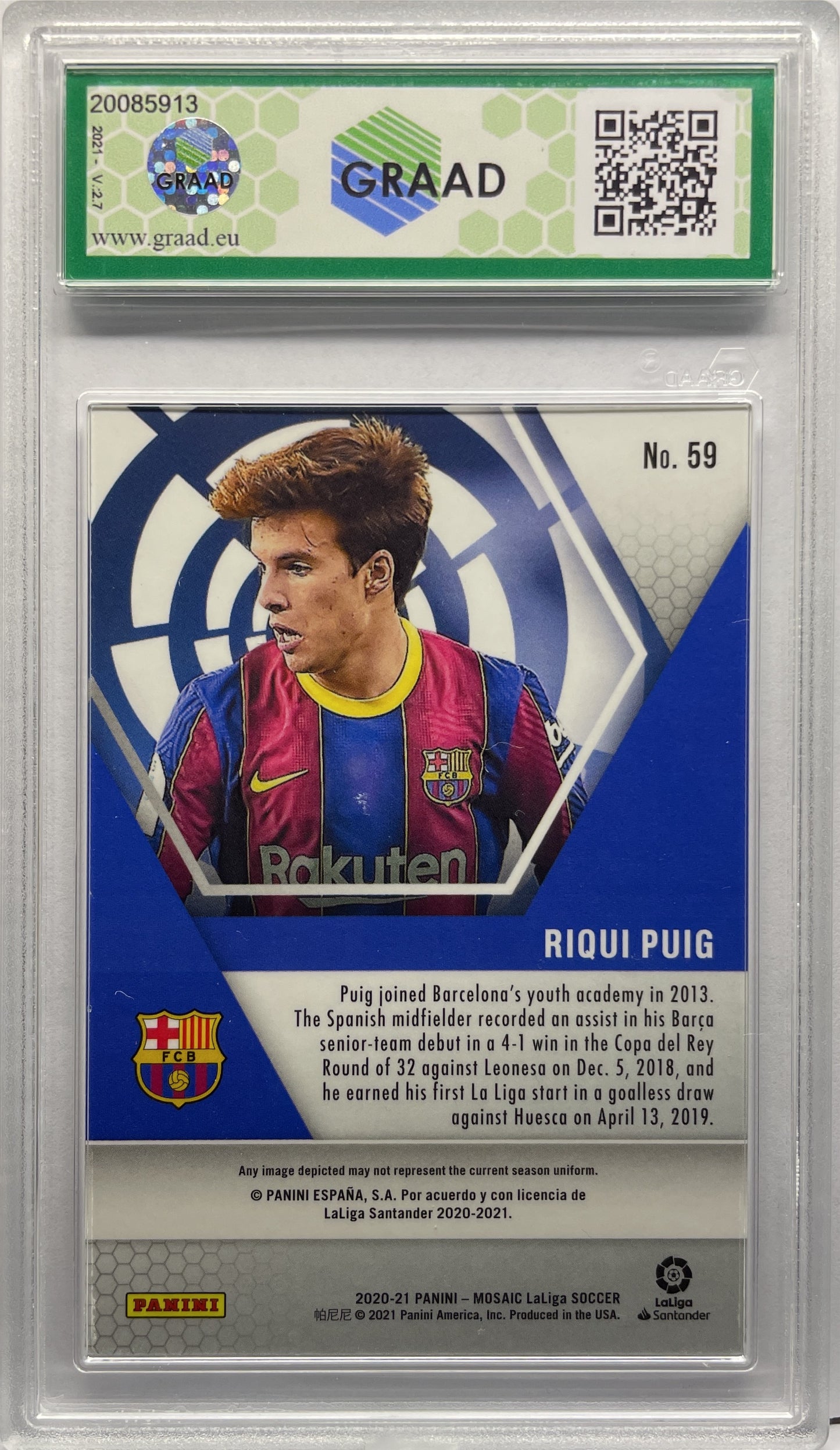 GRAAD 8 - Riqui Puig Rookie - Mosaic La Liga 2020/21