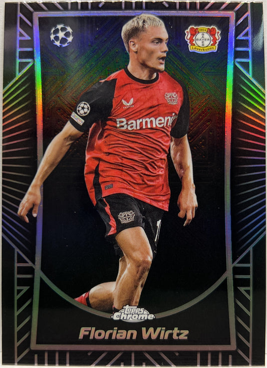 Florian Wirtz Shadow Etch Topps Chrome UCC 2024/25