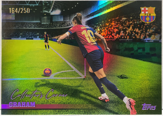 Graham 164/250 Collector's Corner Topps Barcelona Team Set 2024/25