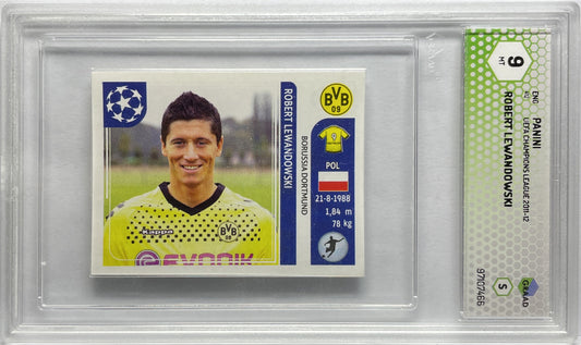 GRAAD 9 - Robert Lewandowski Rookie UCL- Panini Sticker UCL 2011/12