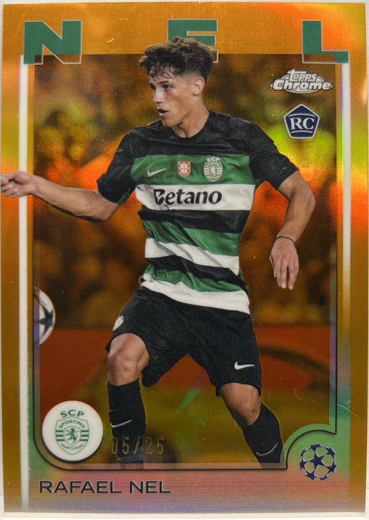 Rafael Nel 5/25 Rookie Orange Topps Chrome UCC 2024/25