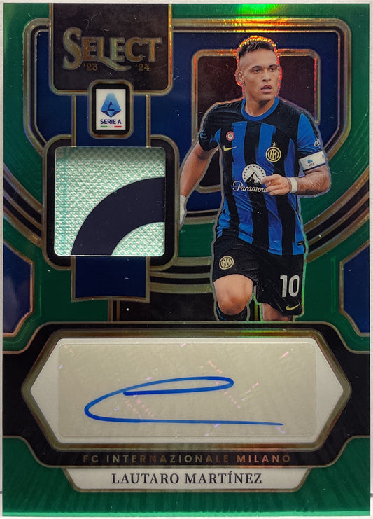 Lautaro Martinez 5/5 Patch Autograph Memorabilia Panini Select Serie A 2023/24