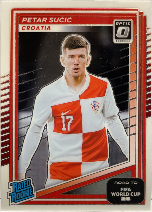 Petar Sucic Rated Rookie Optic Panini Donruss Fifa 2025/26