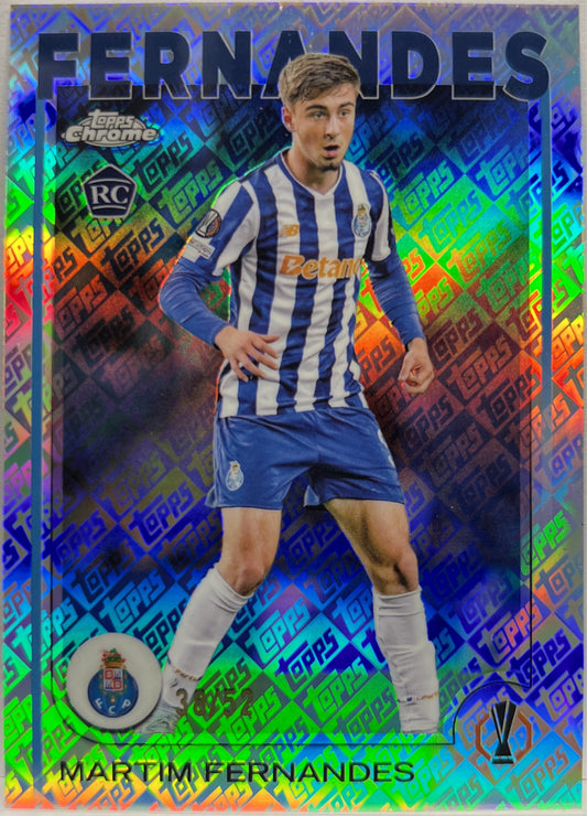 Martim Fernandes 38/52 Rookie Toppsfractor Topps Chrome UCC 2024/25