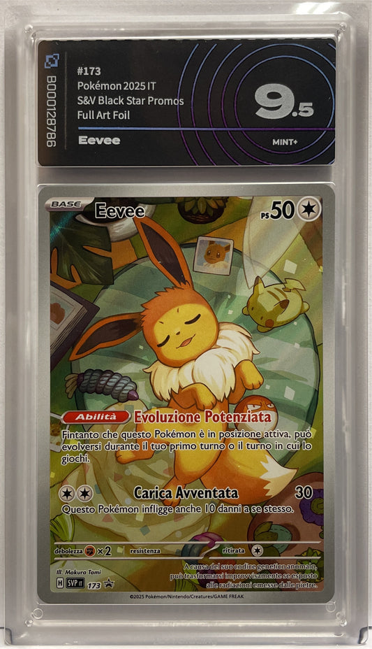 Eevee 173 Promo Pokemon Svp It 2025 Ai Grading 9.5