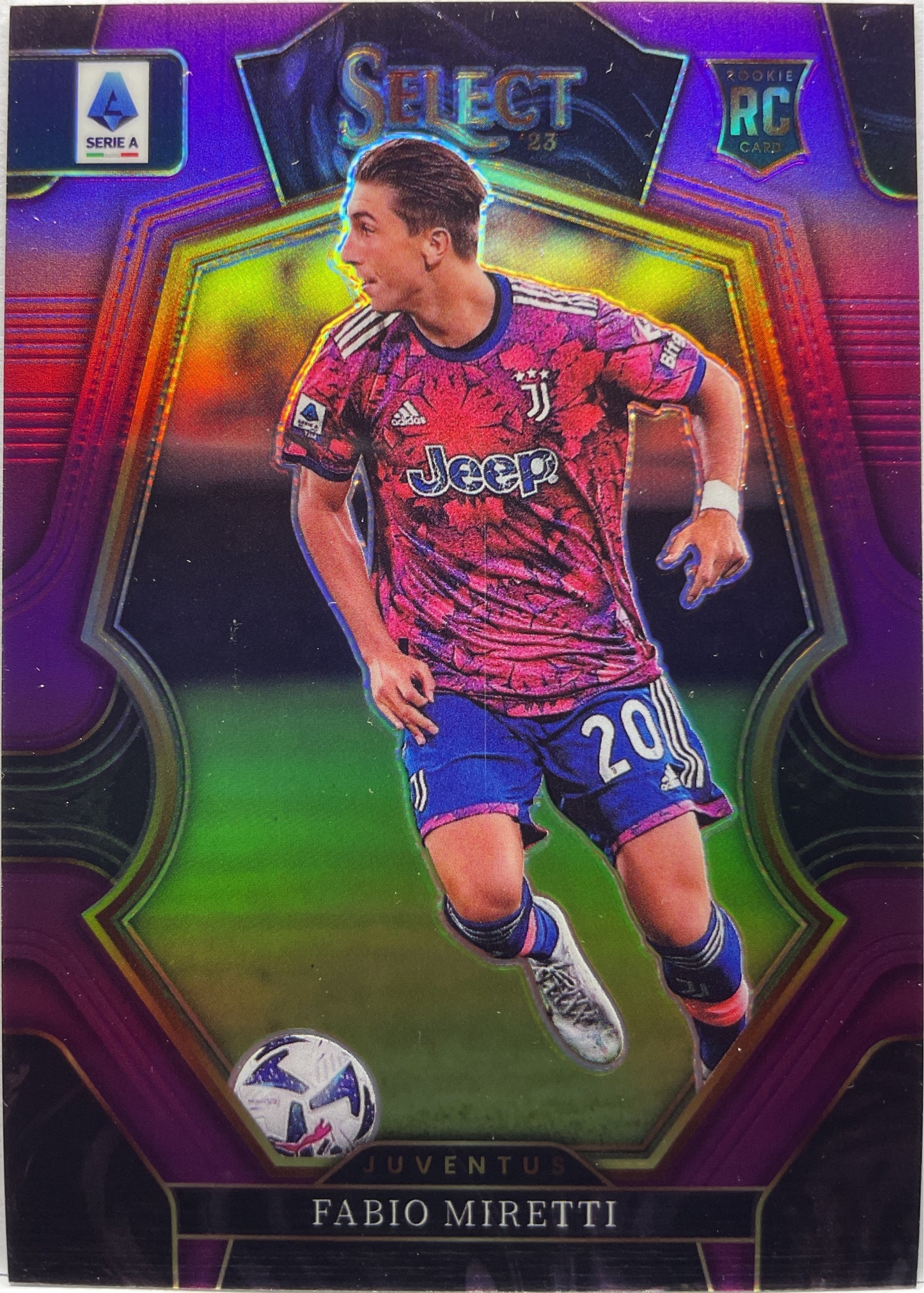 Fabio Miretti 38/49 Rookie Purple Select Serie A 2022/23