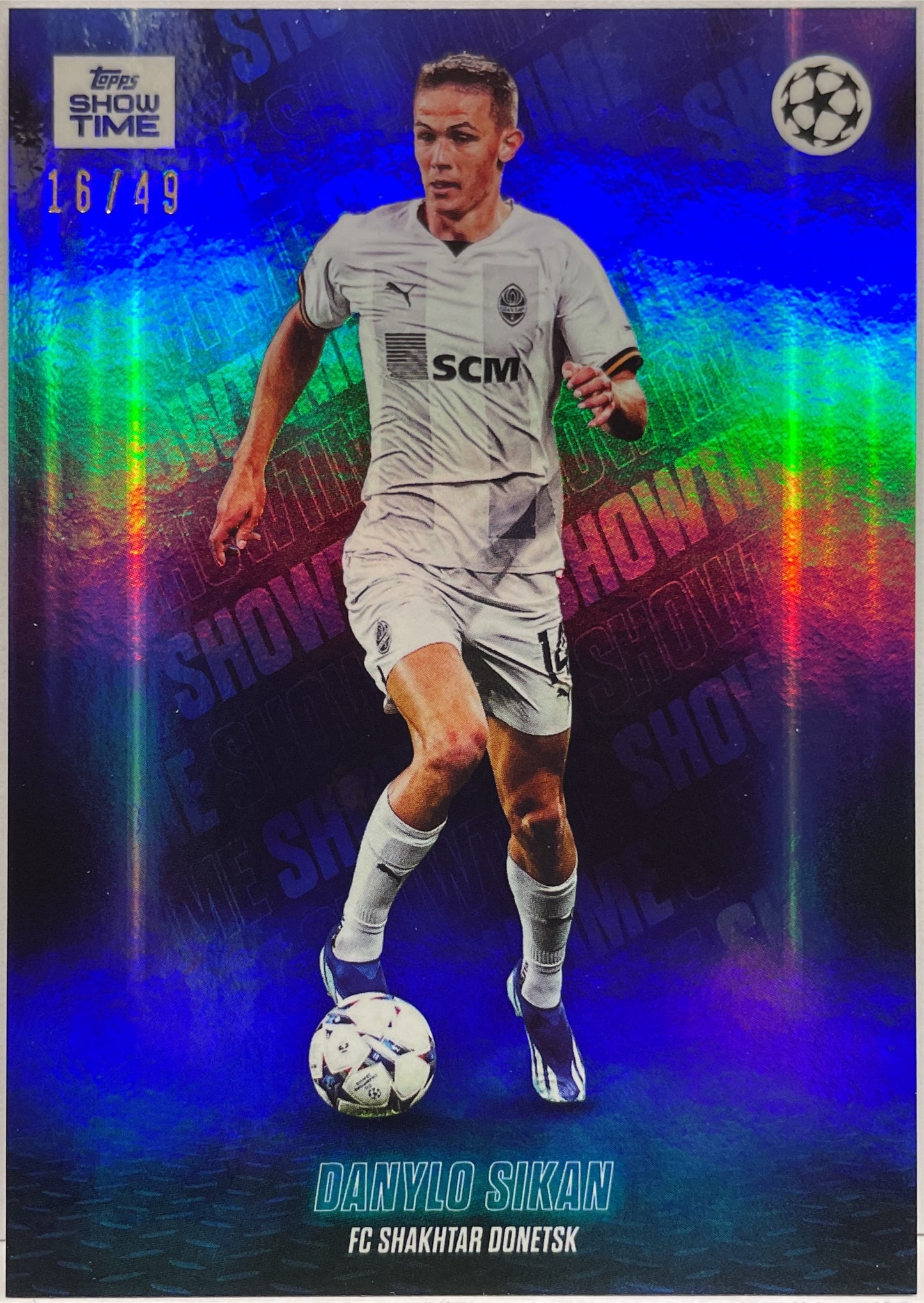 Danylo Sikan 16/49 Topps Showtime 2023/24