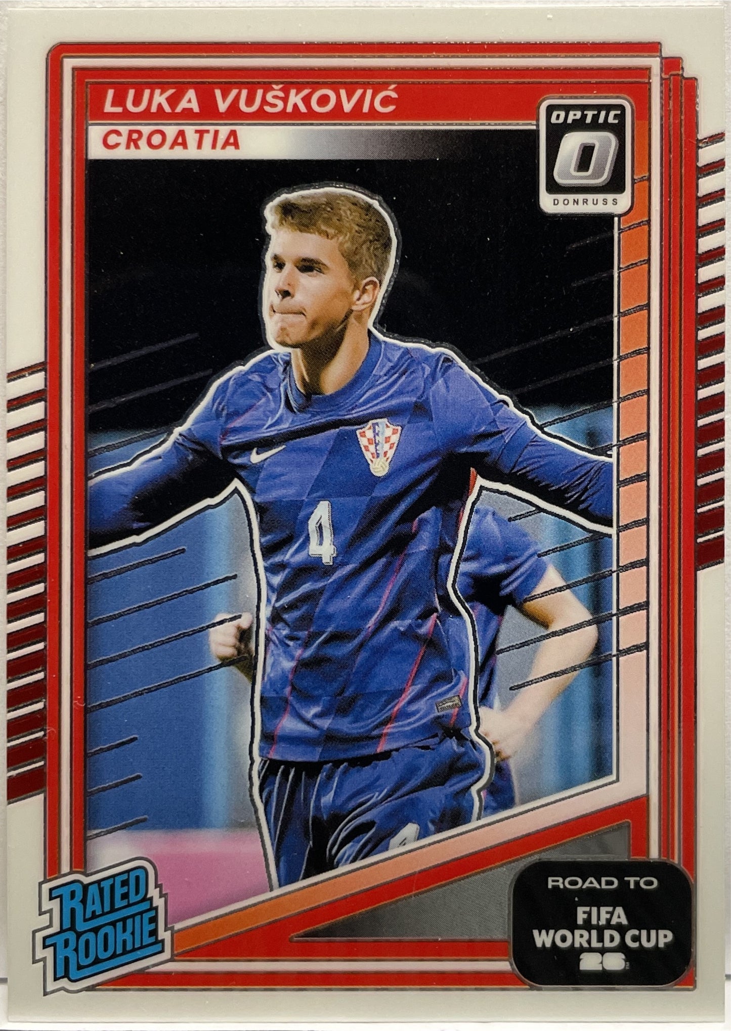 Luka Vuskovic Rated Rookie Optic Panini Donruss Fifa 2025/26