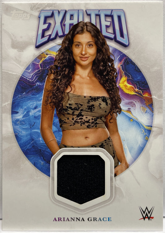 Arianna Grace Patch Worn Memorabilia Topps Exalted WWE 2025