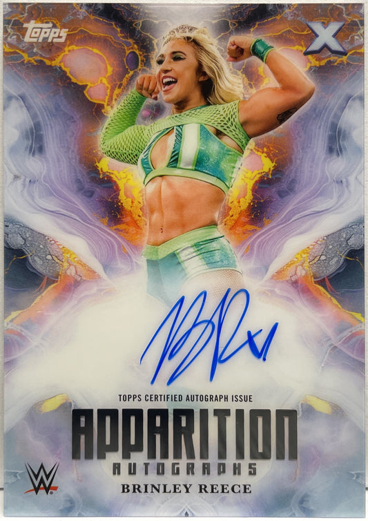 Brinley Reece Autograph On Card Apparition Topps Exalted WWE 2025