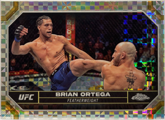 Brian Ortega Geometric Topps Chrome UFC 2025