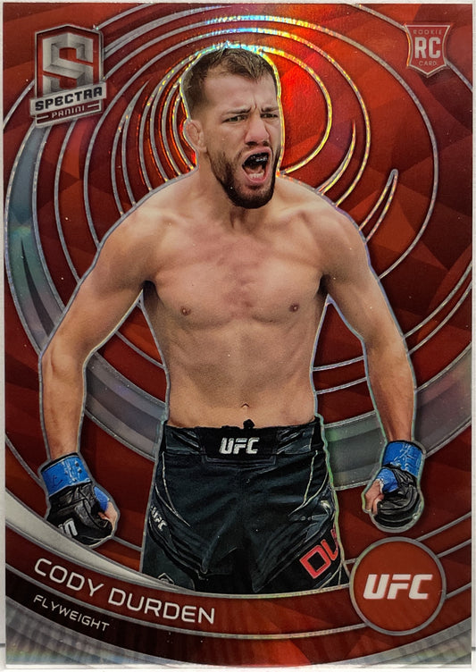 Cody Durden 179/199 Rookie Spectra Red Panini Combat Anthology 2025