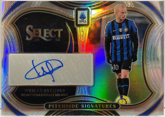 Wesley Sneijder Autograph Pitchside Signature Panini Select Serie A 2024/25