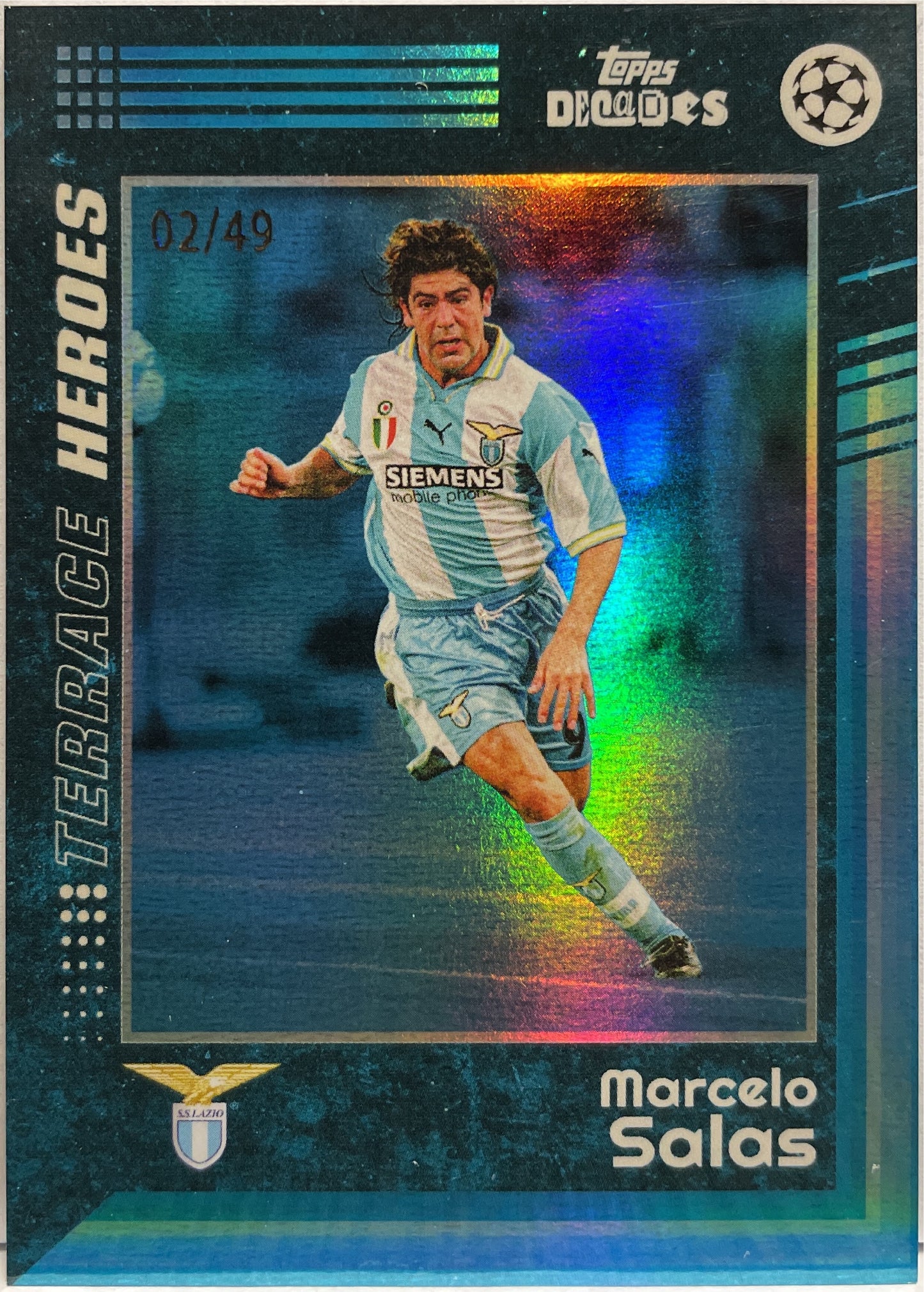 Marcelo Salas 2/49 Terrace Heroes Blue Topps Decades 2024/25