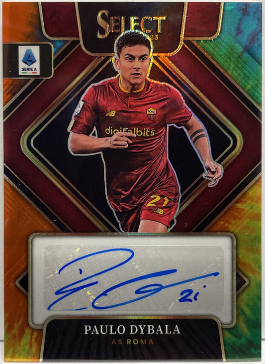 Paulo Dybala 5/15 Autograph Signature Panini Select Serie A 202/23