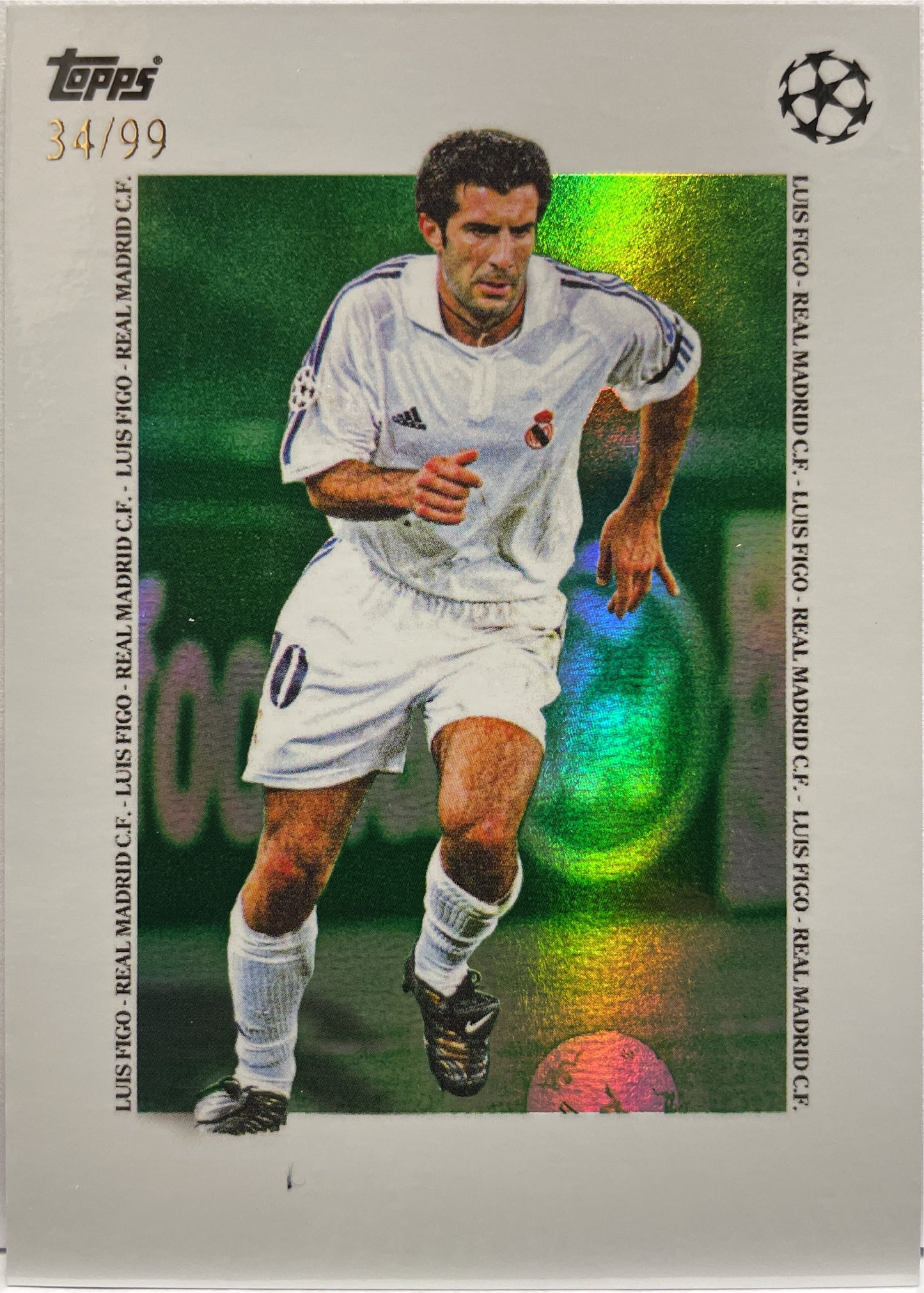 Luis Figo 34/99 Leyendas Green Topps Simplicidad 2024/25