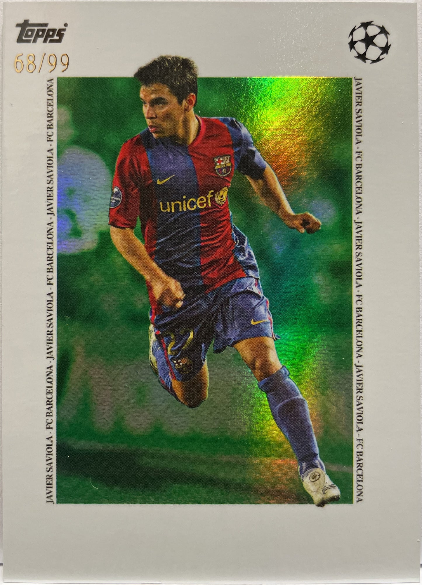 Javier Saviola 68/99 Leyendas Green Topps Simplicidad 2024/25