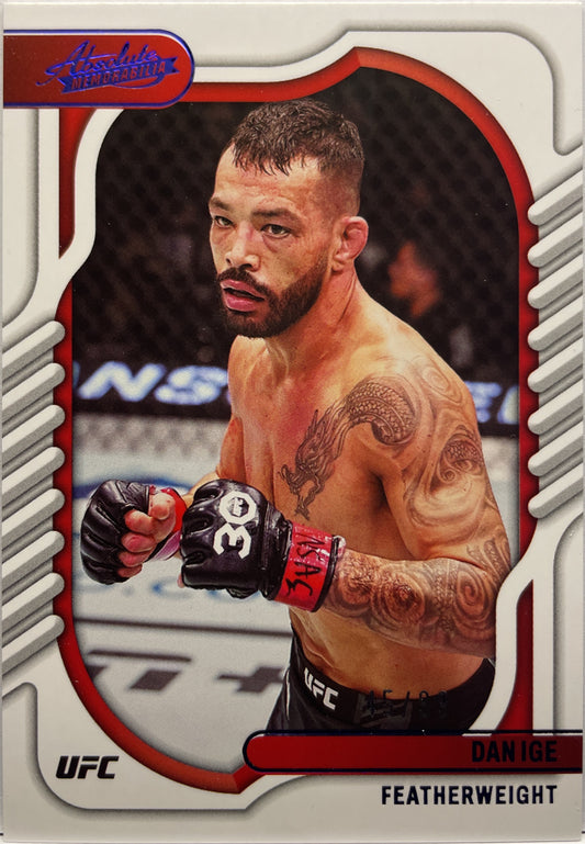 Dan Ige 45/99 Absolute Blue Chronicles UFC 2023