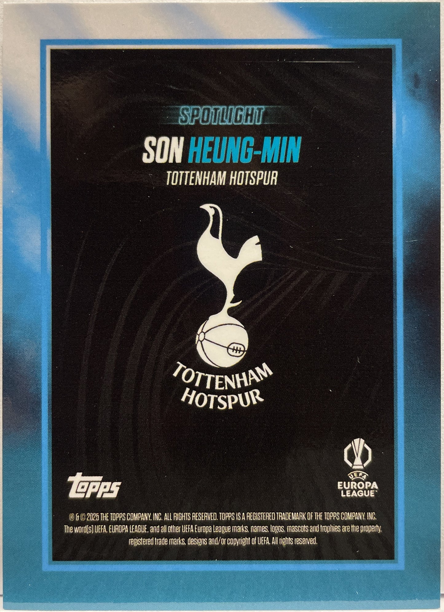 Heung Min Son 33/49 Spotlight Topps Showtime 2024/25