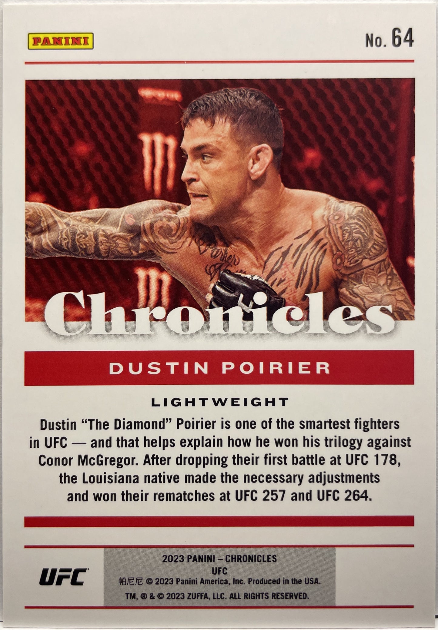 Dustin Poirier 85/99 Blue Chronicles UFC 2023