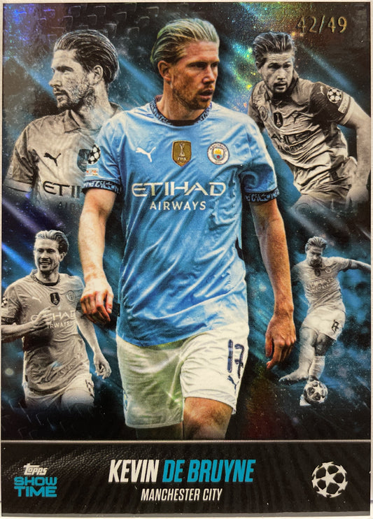 Kevin De Bruyne 42/49 Show Up Topps Showtime 2024/25