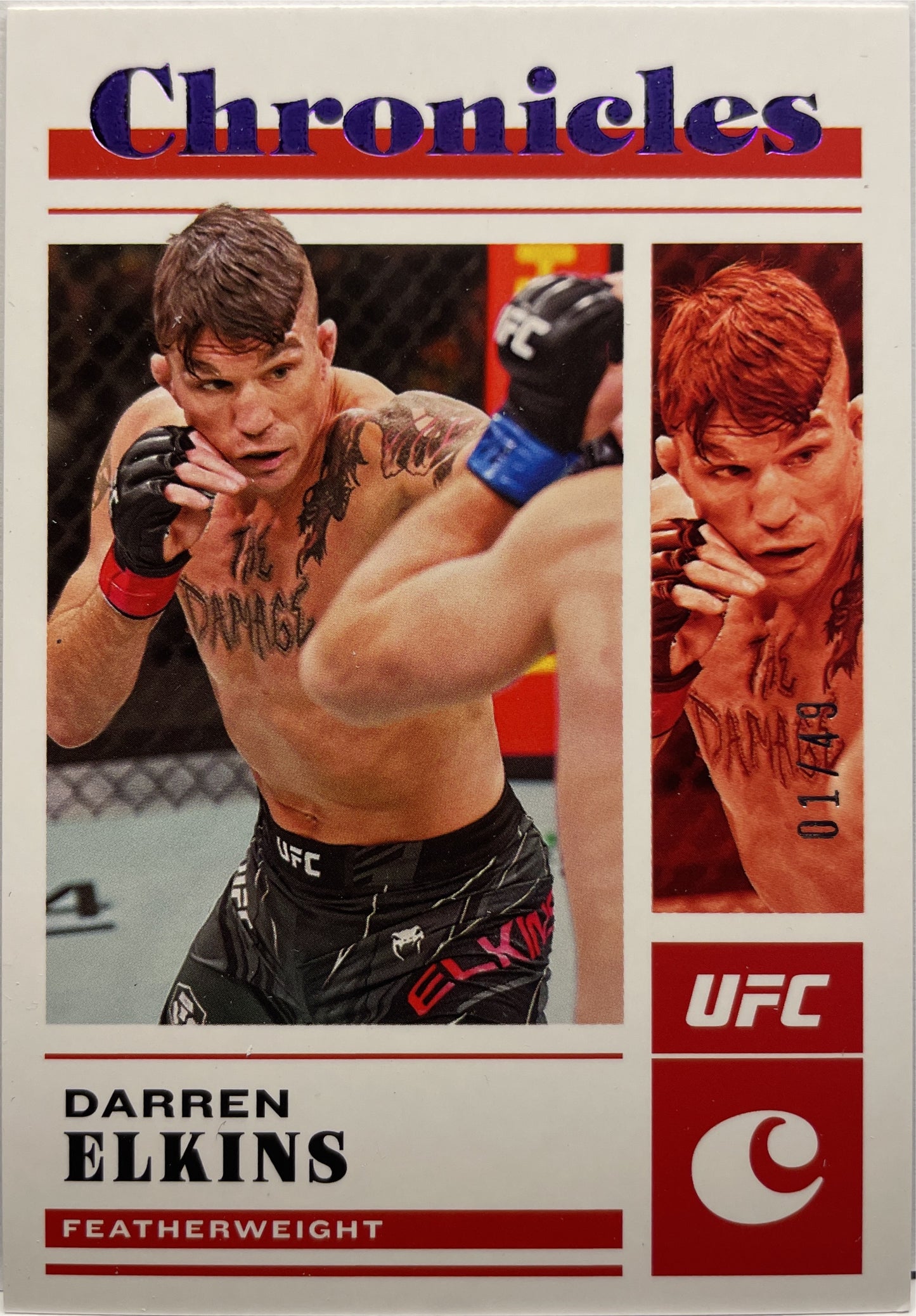 Darren Elkins 1/49 Purple Chronicles UFC 2023