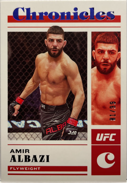 Amir Albazi 81/99 Blue Chronicles UFC 2023