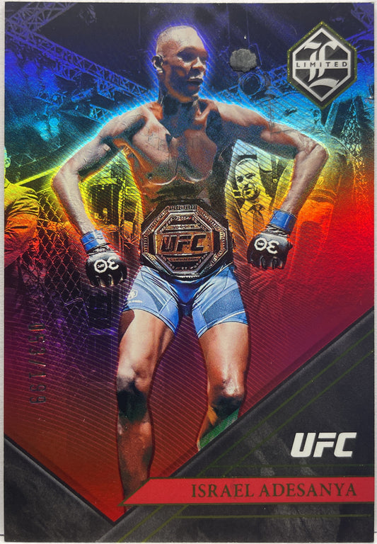 Israel Adesanya 53/199 Limited Red Chronicles UFC 2023