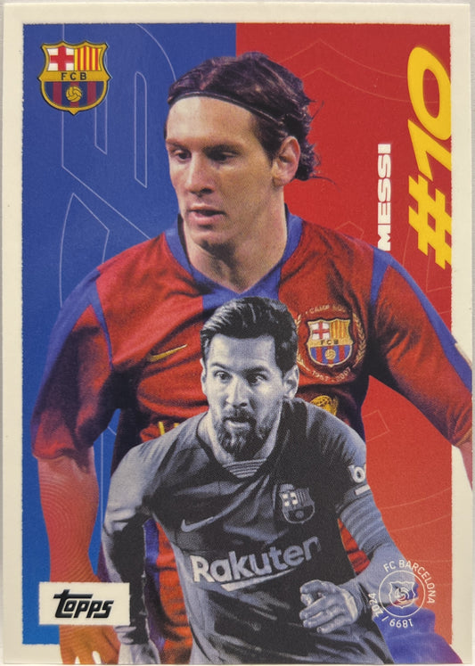 Lionel Messi First Goal Topps FC Barcelona 2023/24